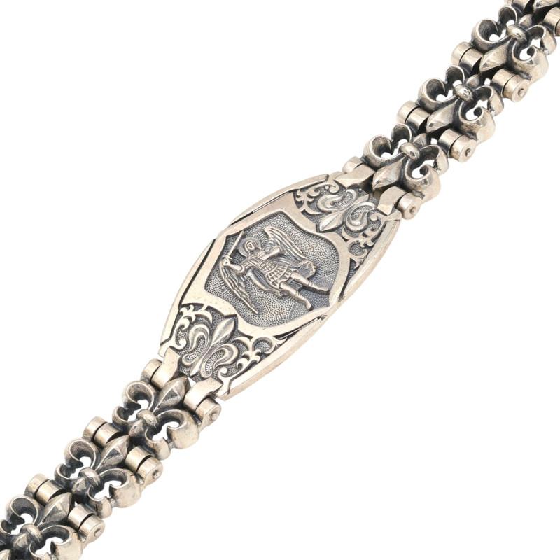 Браслет из серебра с молитвой Архангелу Михаилу