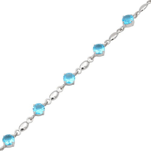 Браслет с топазами