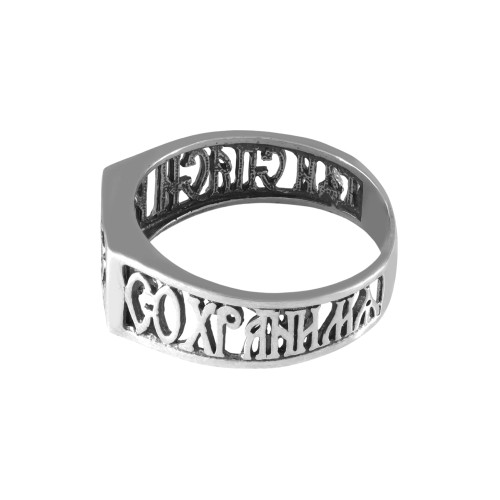 Серебряное кольцо с ониксом