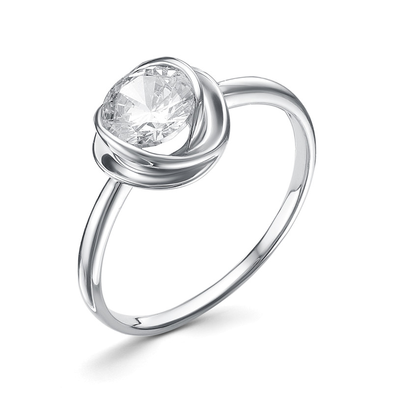 Кольцо с фианитом