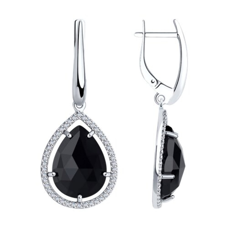 Комплект: серьги и подвеска